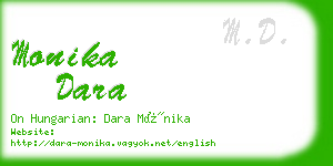 monika dara business card